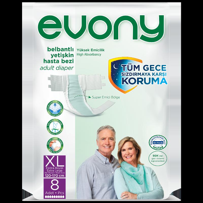 EVONY Підгузники д/дорослих "4" Extra Large 8 шт.//4